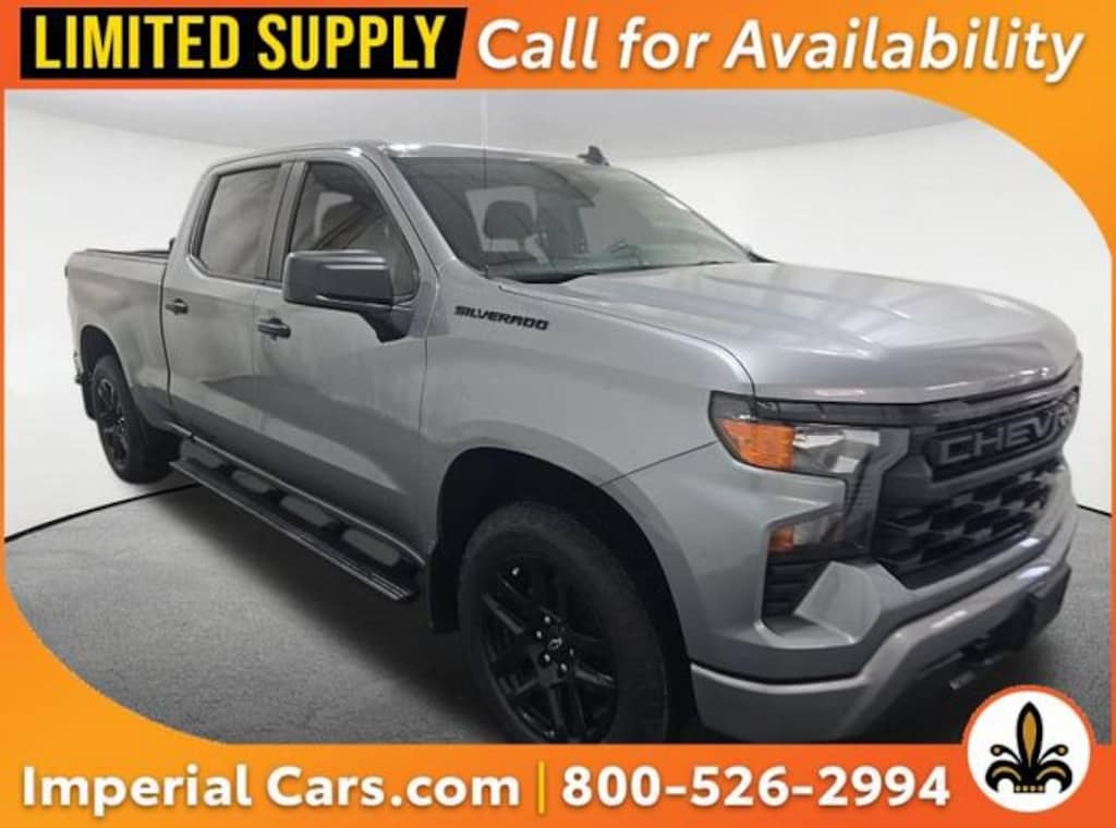 Used 2023 Chevrolet Silverado 1500 Custom Truck Crew Cab