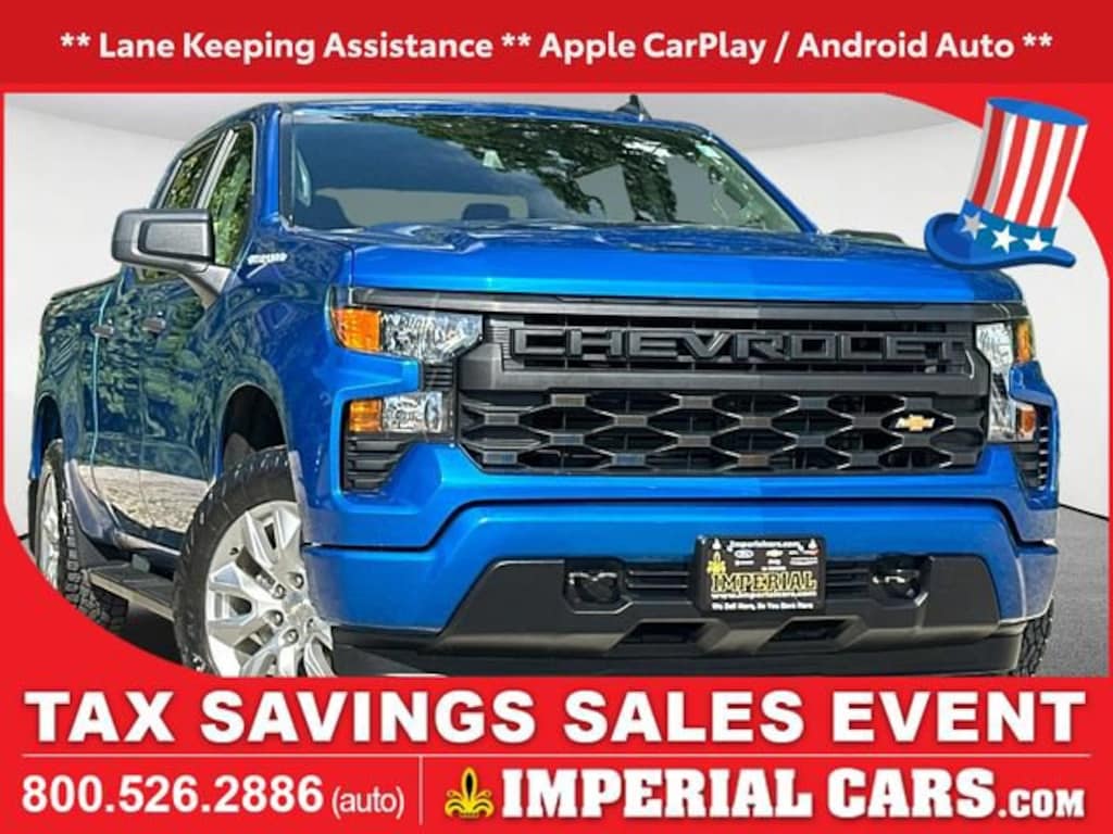 Used 2024 Chevrolet Silverado 1500 Custom Truck Crew Cab