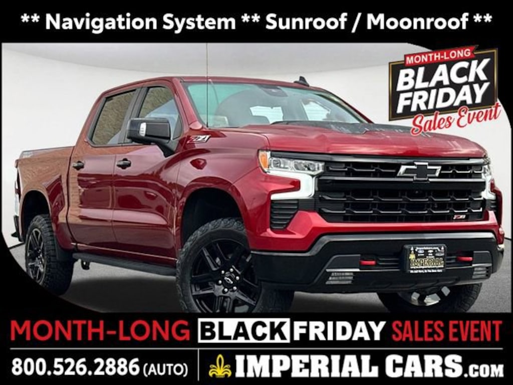 Used 2022 Chevrolet Silverado 1500 LT Trail Boss Truck Crew Cab