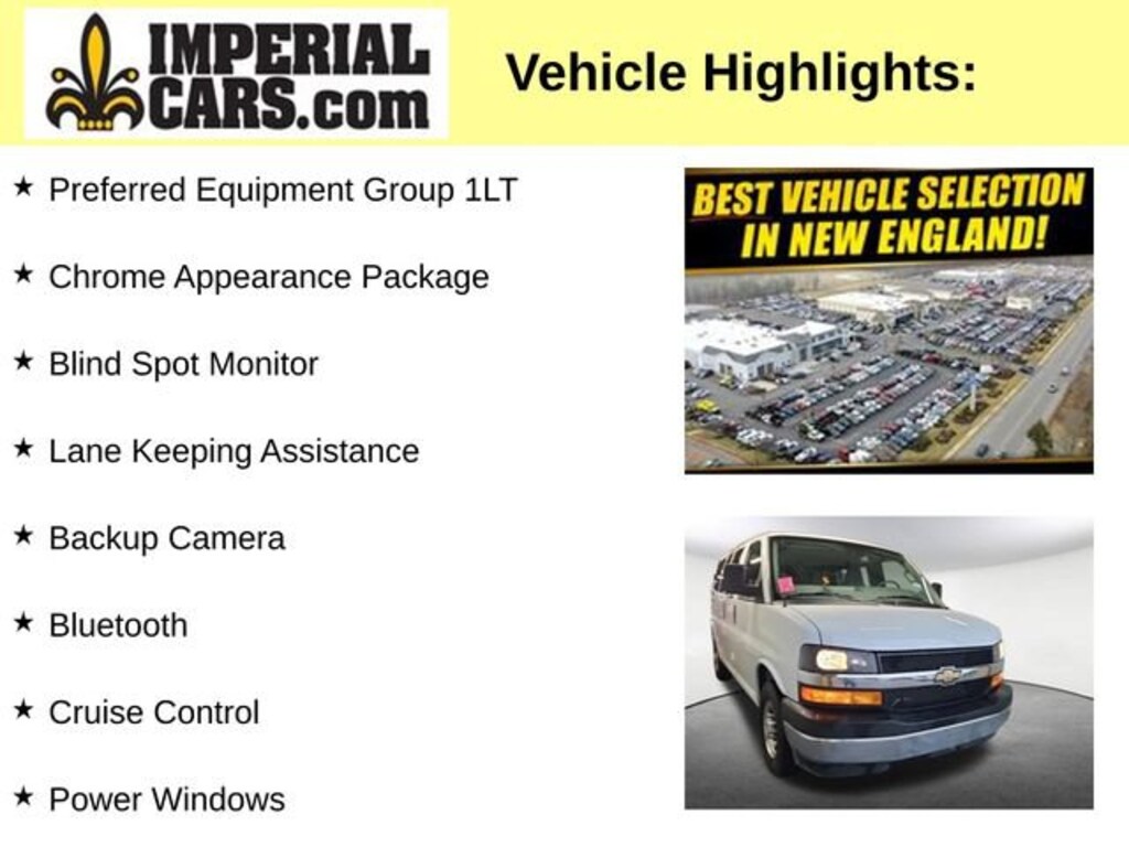 Used 2025 Chevrolet Express Passenger 1LT Van Passenger Van