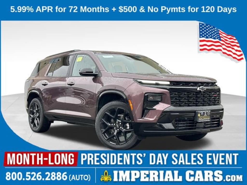 New 2026 Chevrolet Traverse RS SUV