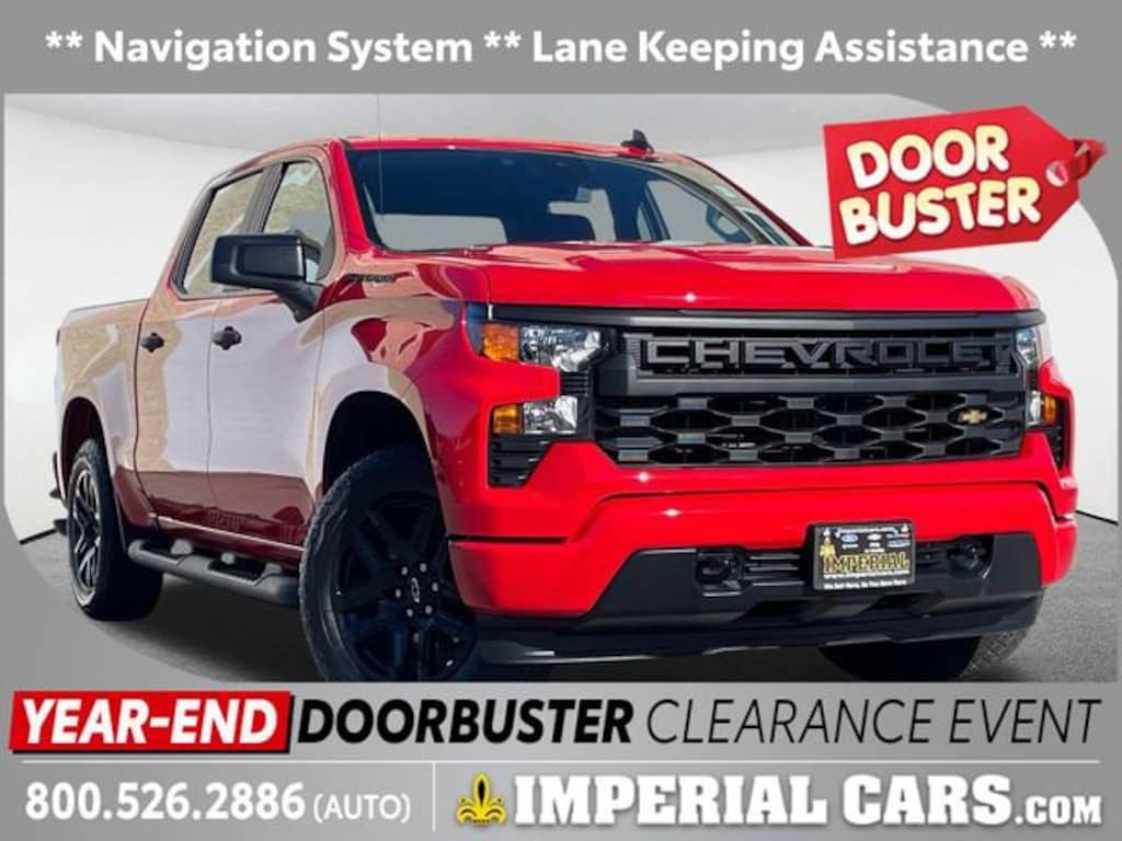 Used 2025 Chevrolet Silverado 1500 Custom Truck Crew Cab