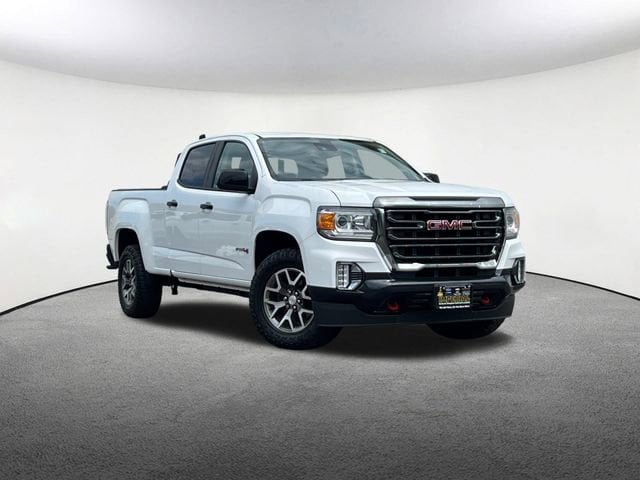 Used 2021 GMC Canyon AT4 with VIN 1GTG6FEN1M1220932 for sale in Mendon, MA