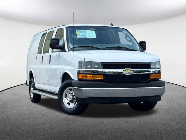 Used 2023 Chevrolet Express Cargo Work Van with VIN 1GCWGAFP5P1127136 for sale in Mendon, MA