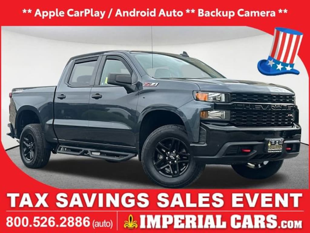 Used 2022 Chevrolet Silverado 1500 LTD Custom Trail Boss Truck Crew Cab