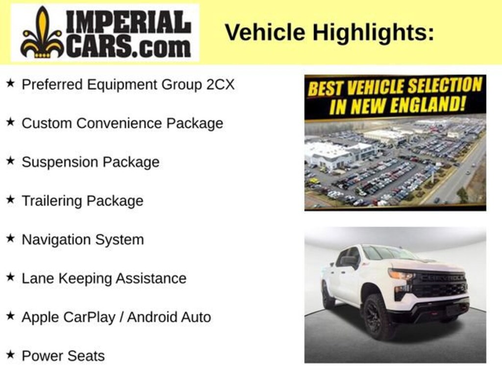 Used 2025 Chevrolet Silverado 1500 Custom Trail Boss Truck Crew Cab