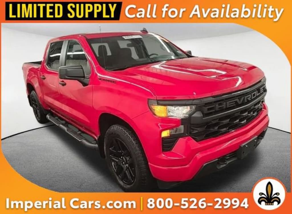 Used 2024 Chevrolet Silverado 1500 Custom Truck Crew Cab