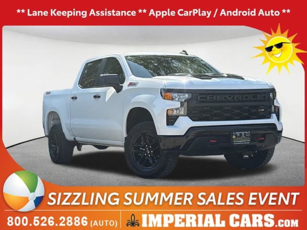 Used 2024 Chevrolet Silverado 1500 Custom Trail Boss Truck Crew Cab