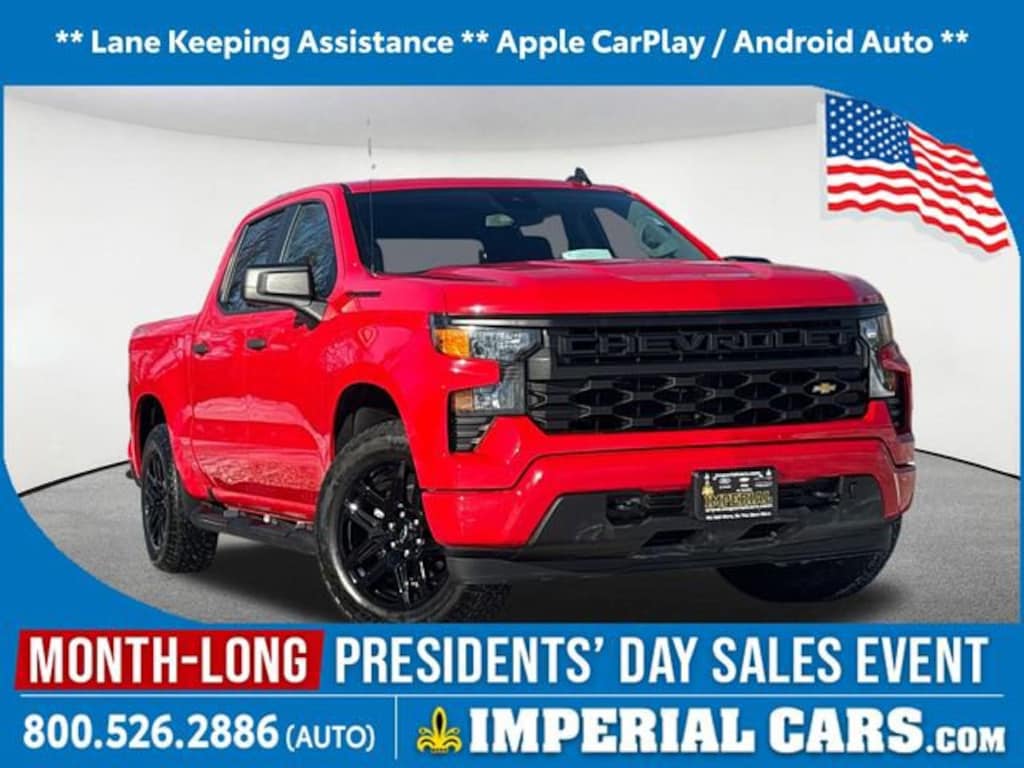 Used 2023 Chevrolet Silverado 1500 Custom Truck Crew Cab