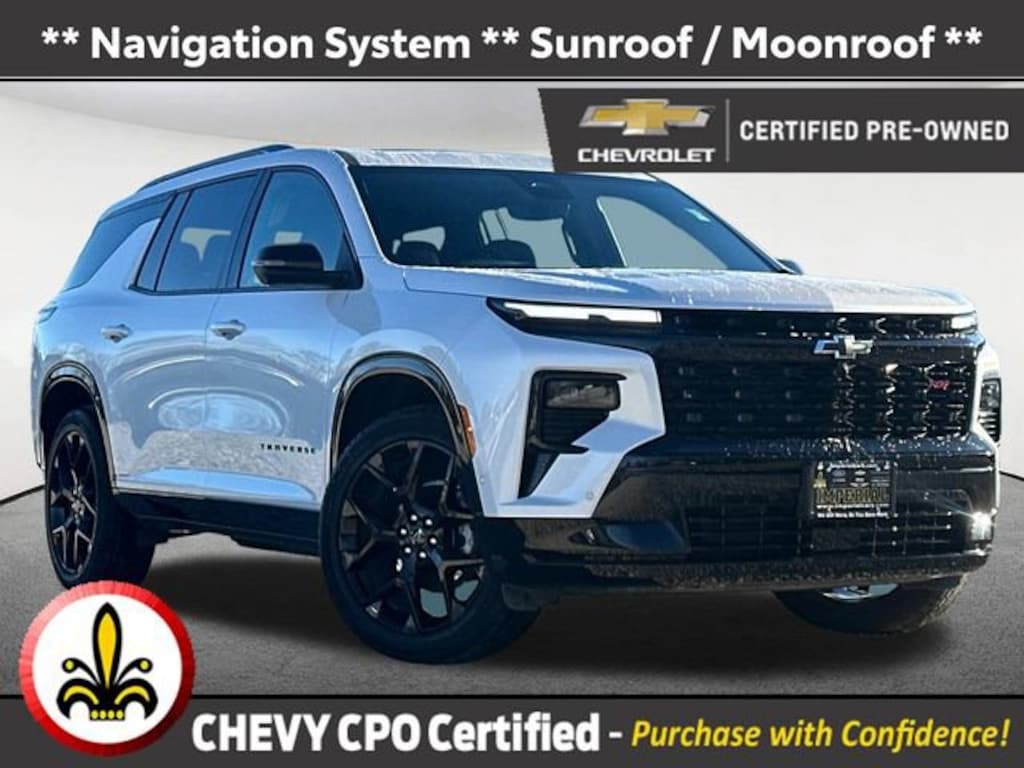 Certified 2025 Chevrolet Traverse RS SUV