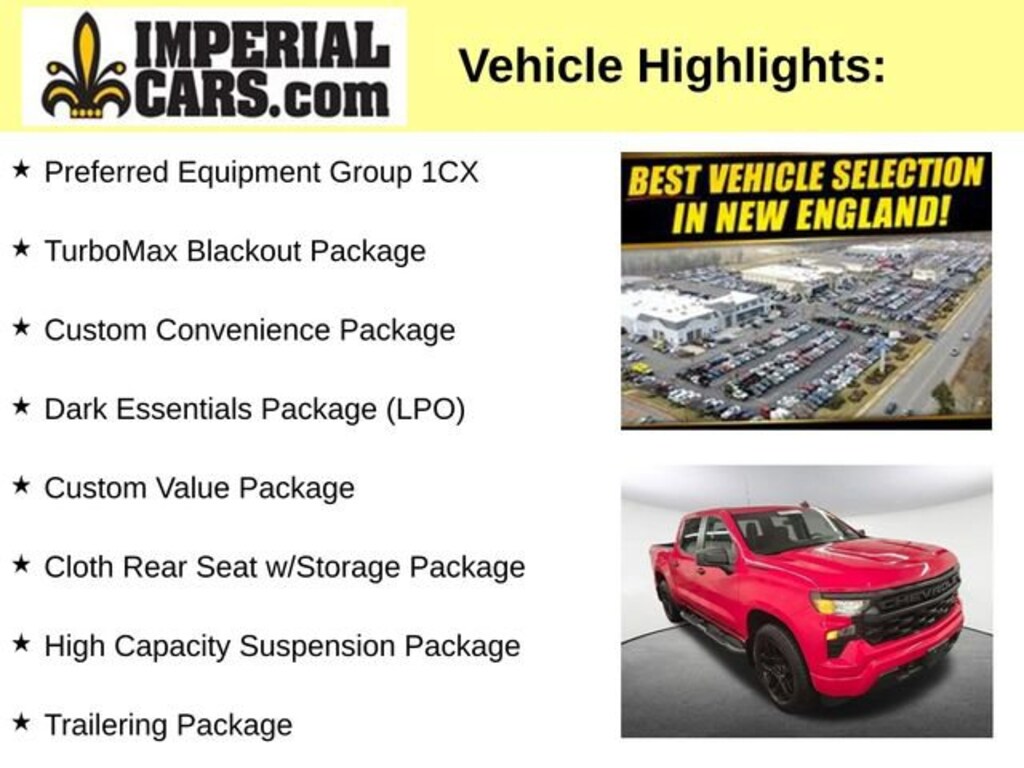 Used 2024 Chevrolet Silverado 1500 Custom Truck Crew Cab