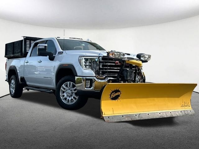Used 2021 GMC Sierra 2500HD SLT with VIN 1GT19NE76MF278823 for sale in Mendon, MA