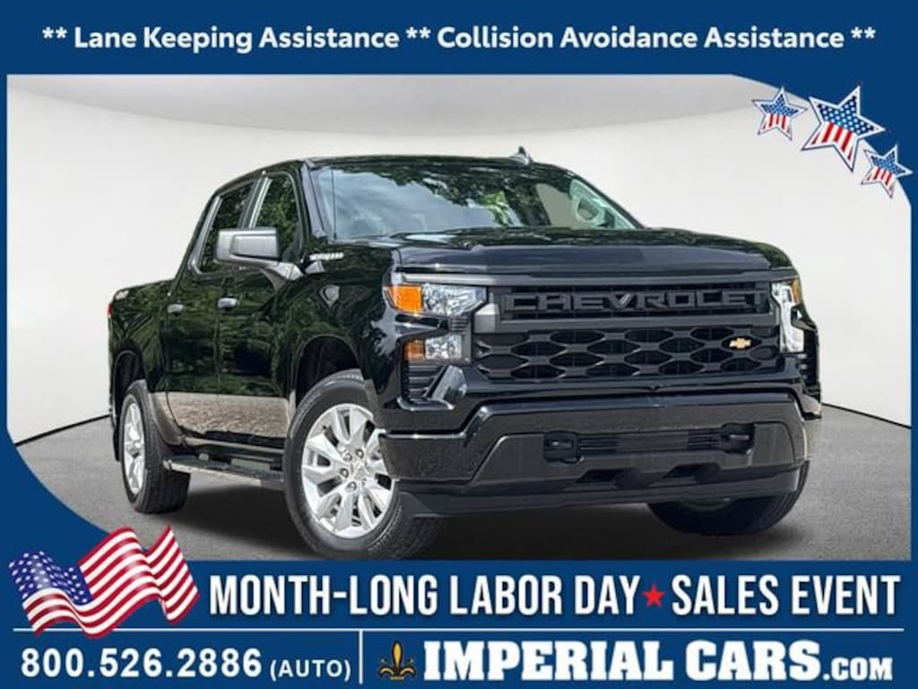 Used 2024 Chevrolet Silverado 1500 Custom Truck Crew Cab