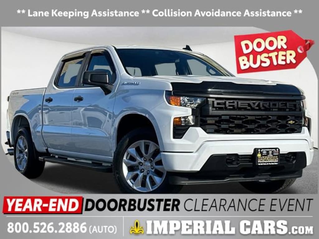 Used 2022 Chevrolet Silverado 1500 Custom Truck Crew Cab