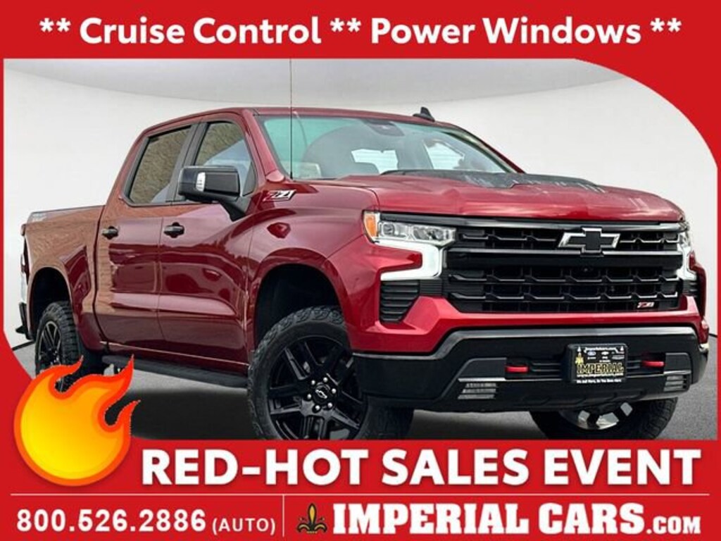 Certified 2022 Chevrolet Silverado 1500 LT Trail Boss Truck Crew Cab