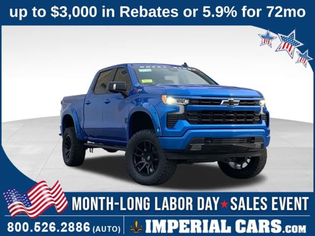 New 2025 Chevrolet Silverado 1500 RST with Rocky Ridge Upfit Kit Truck