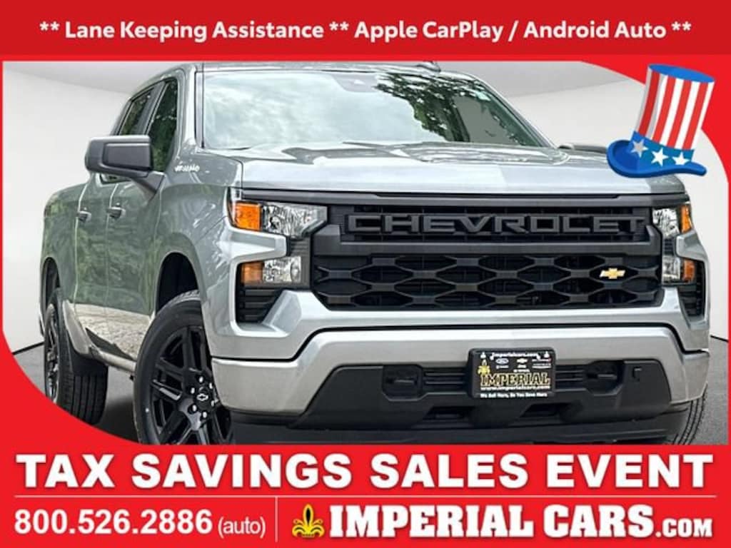 Used 2023 Chevrolet Silverado 1500 Custom Truck Crew Cab