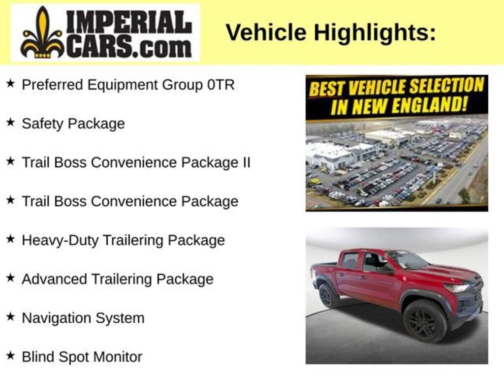 Used 2023 Chevrolet Colorado Trail Boss Truck Crew Cab