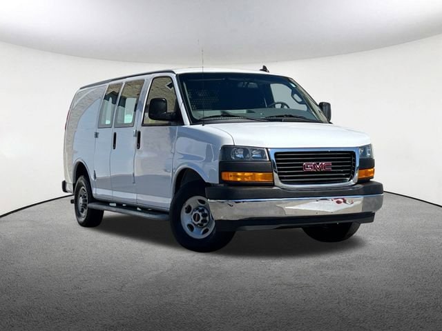 Certified 2021 GMC Savana Cargo Work Van with VIN 1GTW7AFP7M1213687 for sale in Mendon, MA