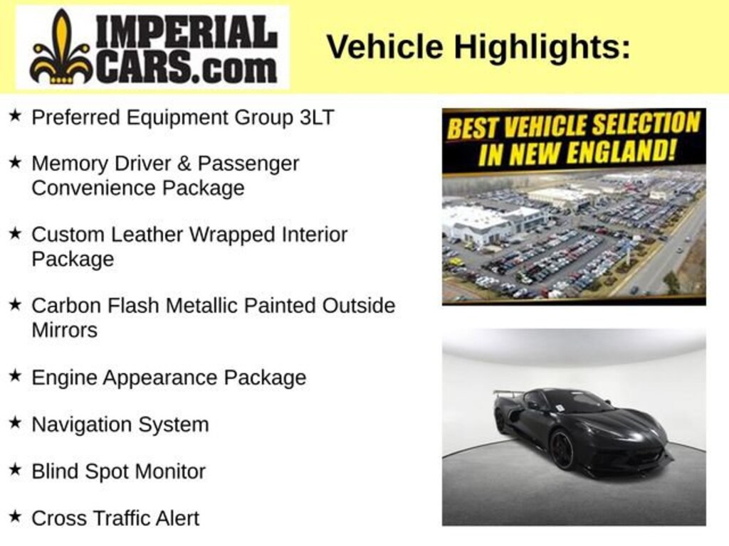 Used 2022 Chevrolet Corvette Stingray 3LT Coupe