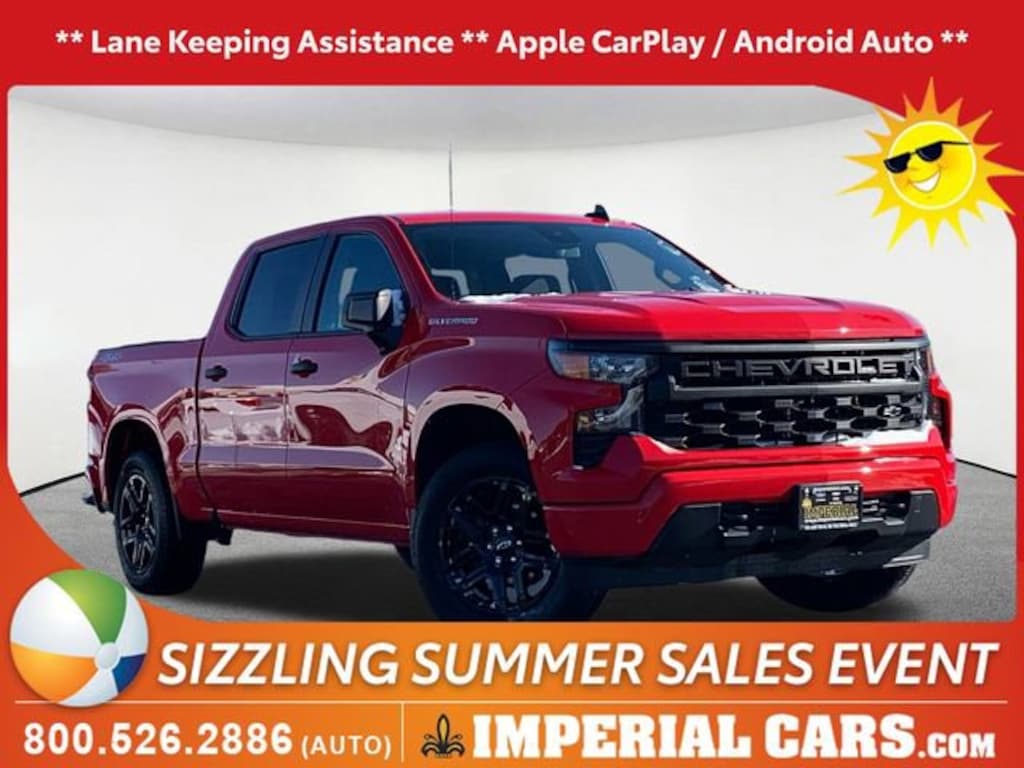 Used 2022 Chevrolet Silverado 1500 Custom Truck Crew Cab