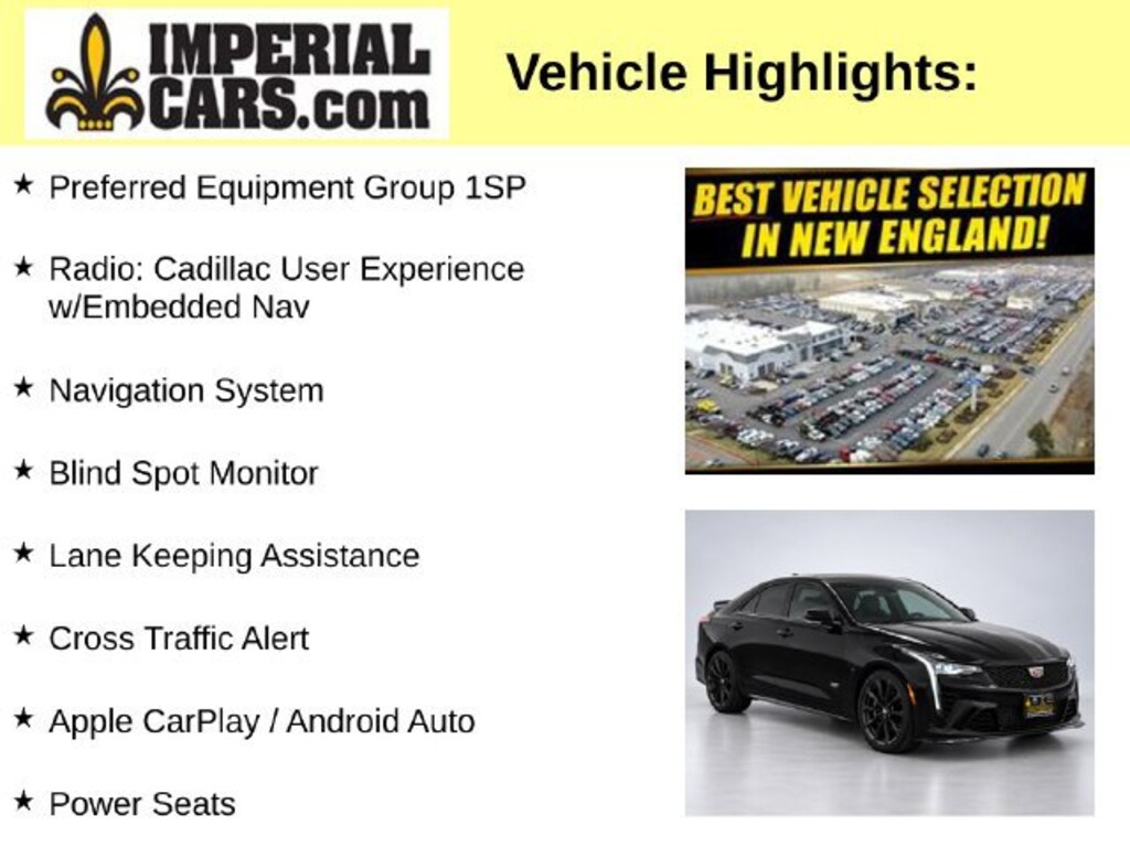 Used 2025 CADILLAC CT4-V V-Series Blackwing Sedan