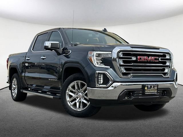 Used 2021 GMC Sierra 1500 SLT with VIN 1GTU9DED8MZ144472 for sale in Mendon, MA