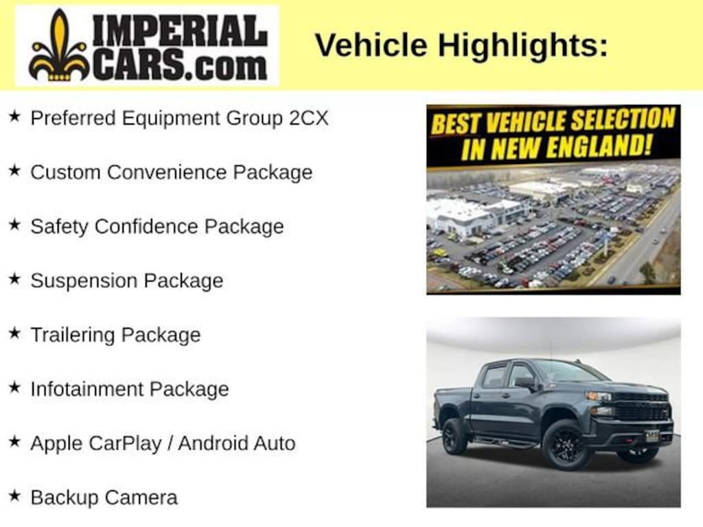 Used 2022 Chevrolet Silverado 1500 LTD Custom Trail Boss Truck Crew Cab