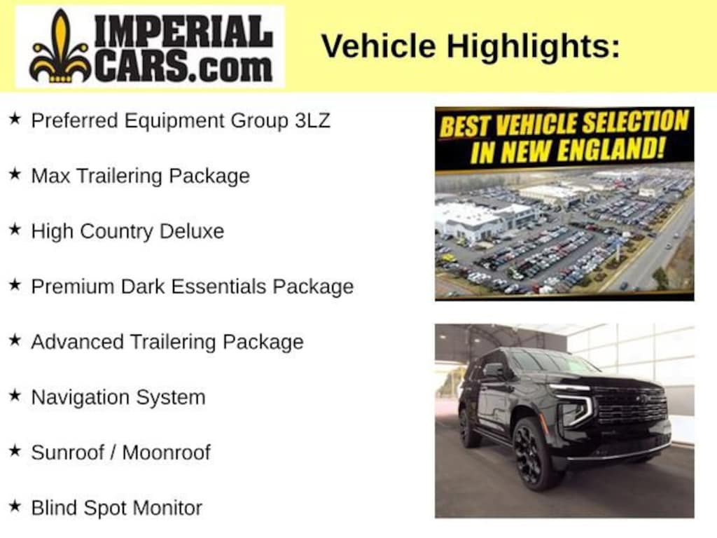 Used 2025 Chevrolet Tahoe High Country SUV