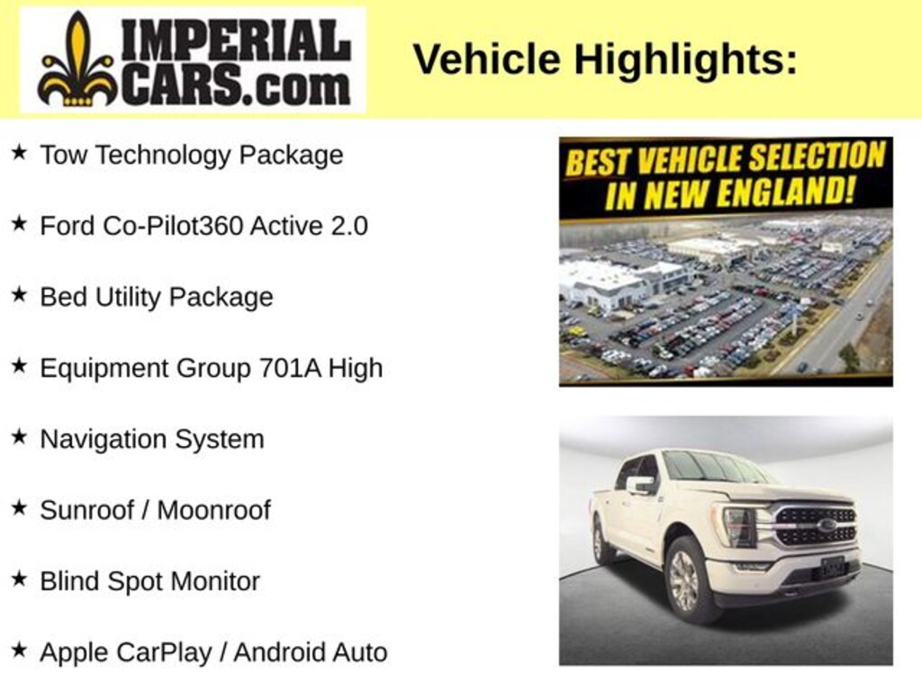 Used 2022 Ford F-150 Platinum Truck SuperCrew Cab