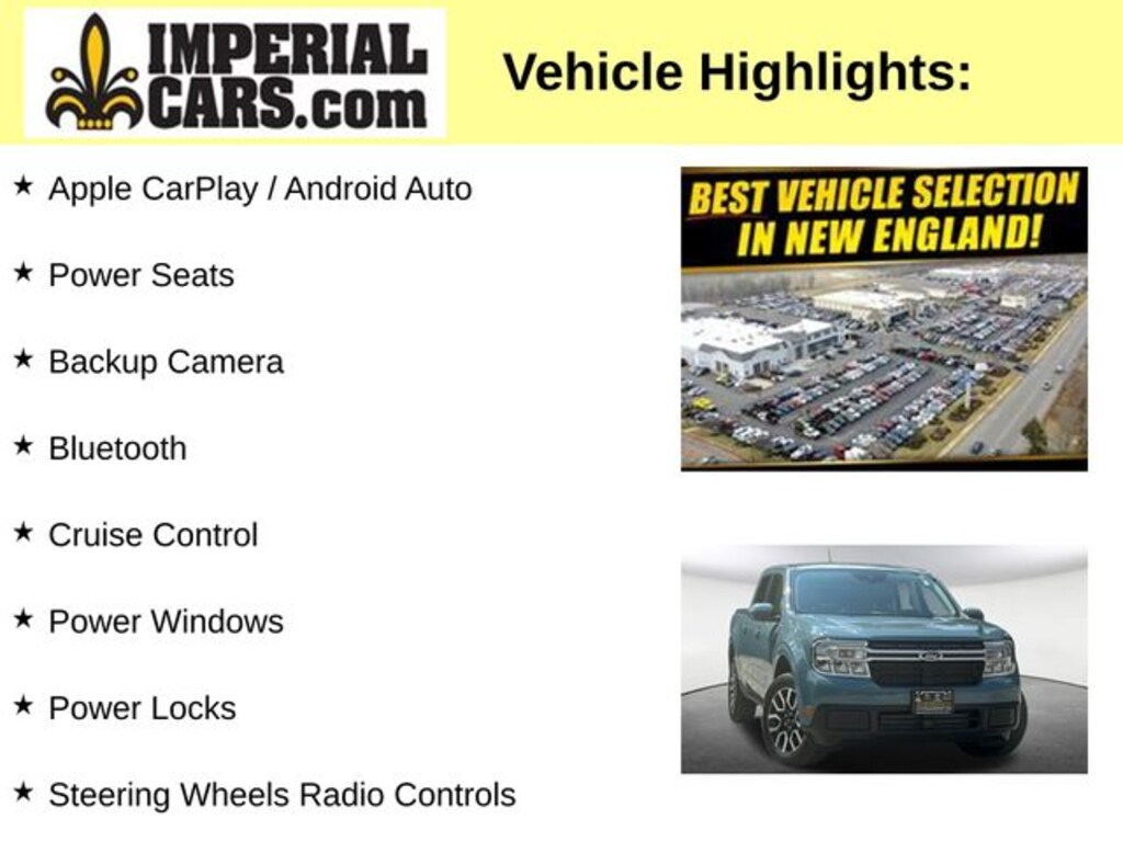 Certified 2023 Ford Maverick Lariat Truck SuperCrew