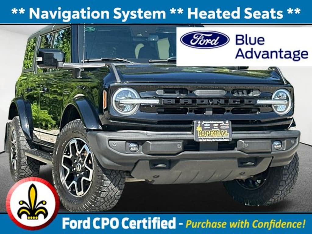 Certified 2022 Ford Bronco Outer Banks SUV