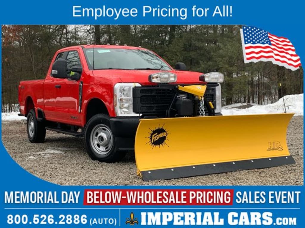 New 2026 Ford F-250SD XL w/FISHER 8' STRAIGHT BLADE PLOW Truck