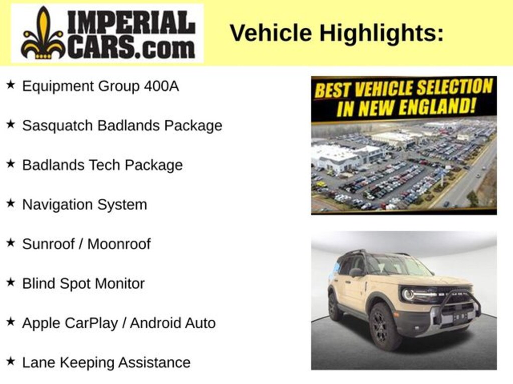 Used 2025 Ford Bronco Sport Badlands SUV