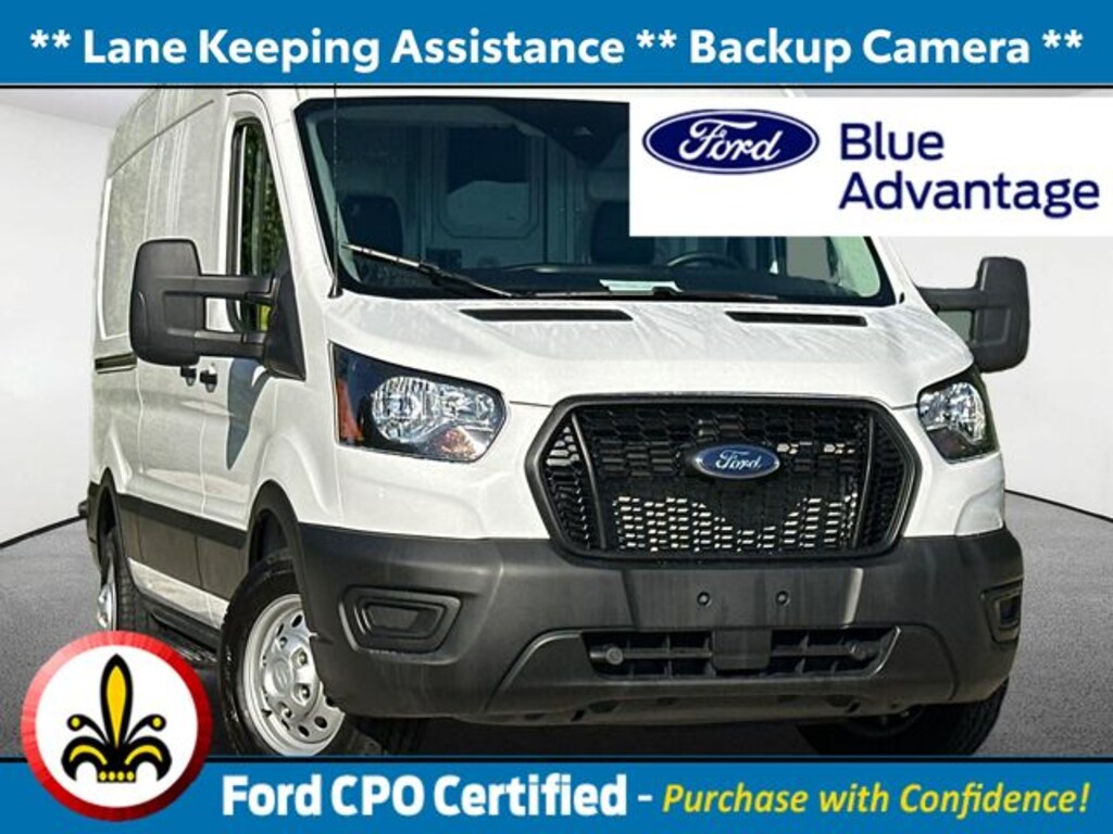 Certified 2024 Ford Transit-150 Cargo Base Van Medium Roof Van