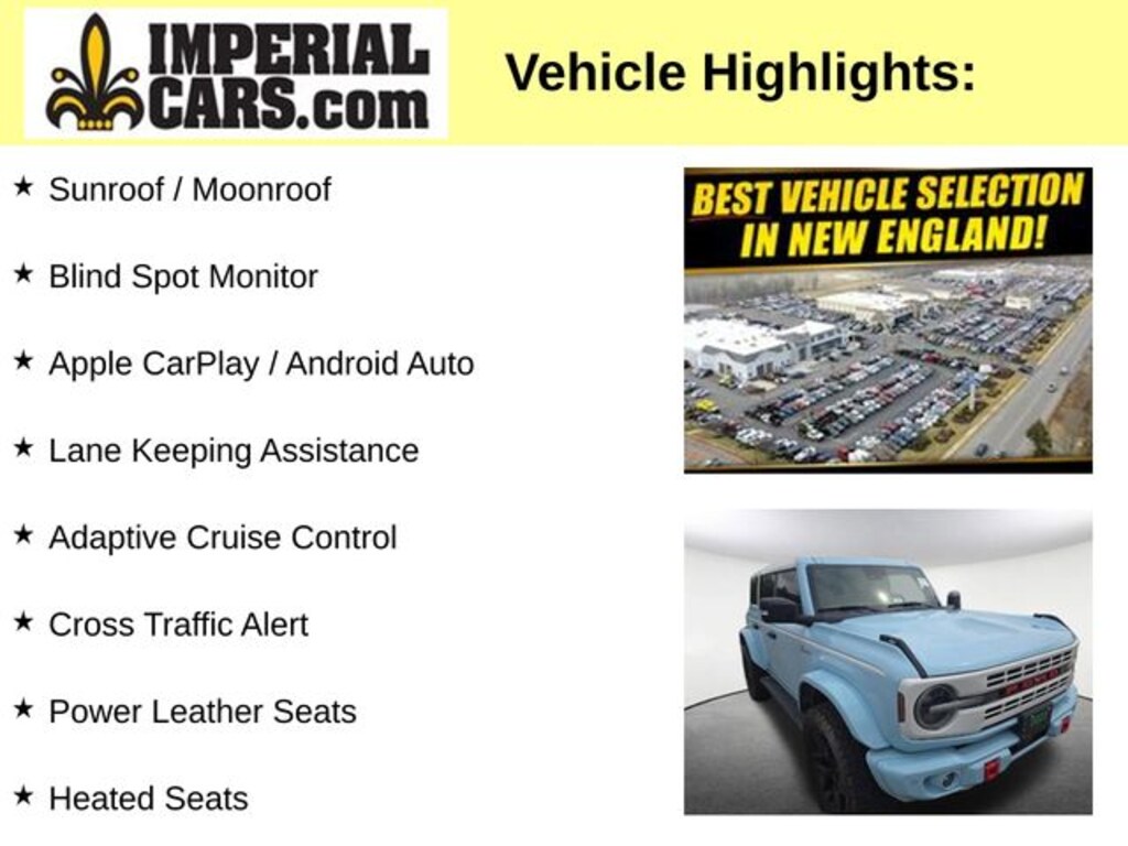 Used 2023 Ford Bronco Heritage Limited Edition SUV