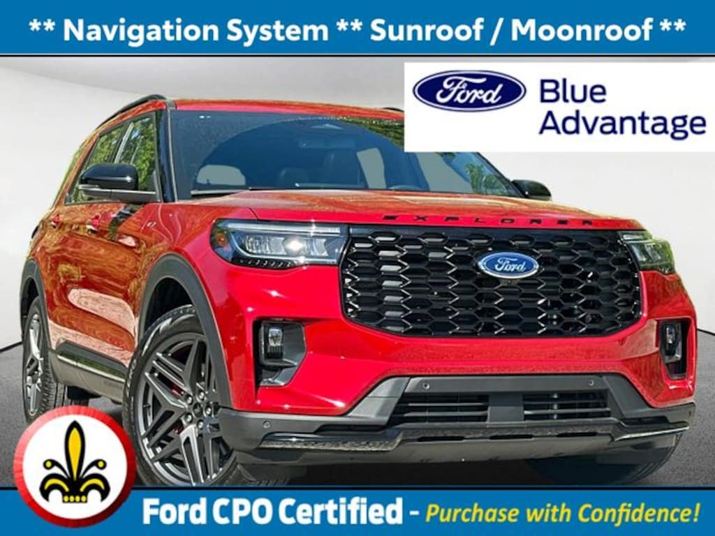 Certified 2025 Ford Explorer ST-Line SUV