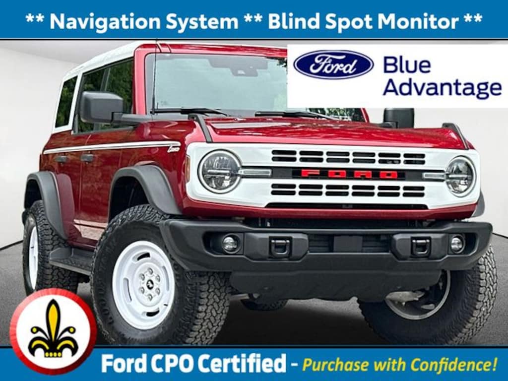 Certified 2025 Ford Bronco Heritage Edition SUV