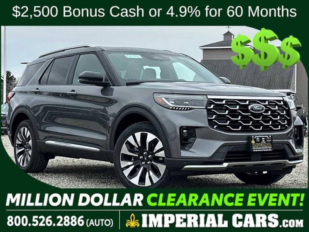 New 2026 Ford Explorer Platinum SUV