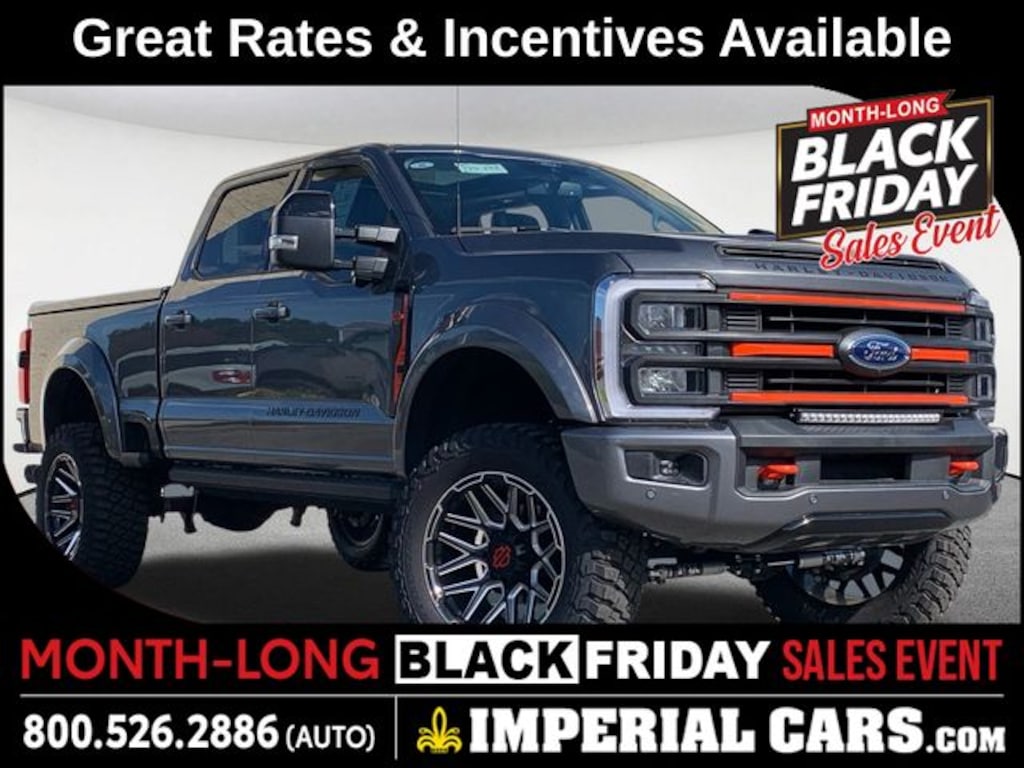 New 2024 Ford F-250 Lariat With Tuscany Motors Harley Davidson Upfit Truck