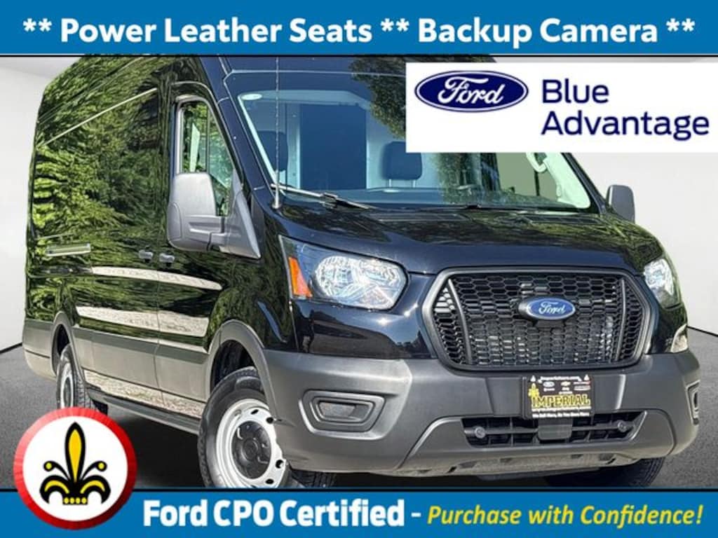 Certified 2023 Ford Transit-250 Cargo Base Van High Roof Ext. Van
