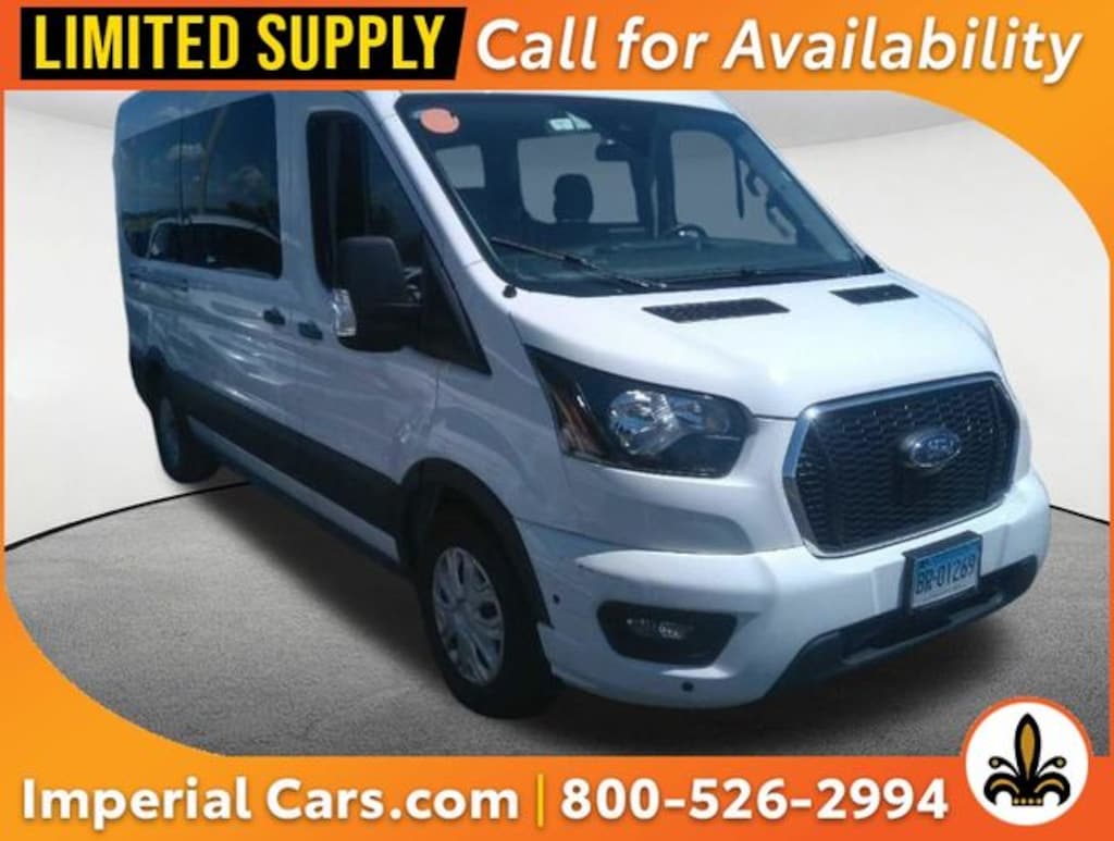 Used 2024 Ford Transit-350 Passenger XLT Wagon Medium Roof Van
