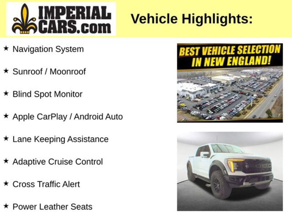 Used 2024 Ford F-150 Raptor Truck SuperCrew Cab