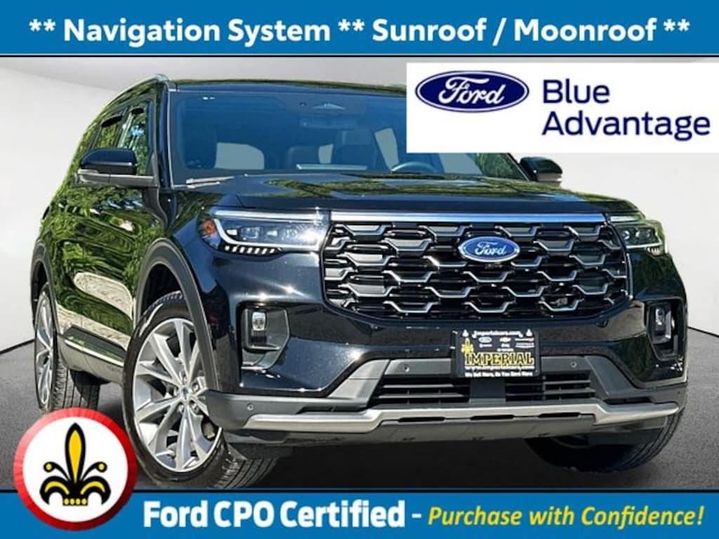 Certified 2025 Ford Explorer Platinum SUV
