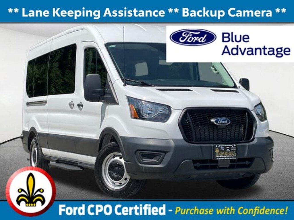 Certified 2024 Ford Transit-350 Passenger XL Wagon Medium Roof Van