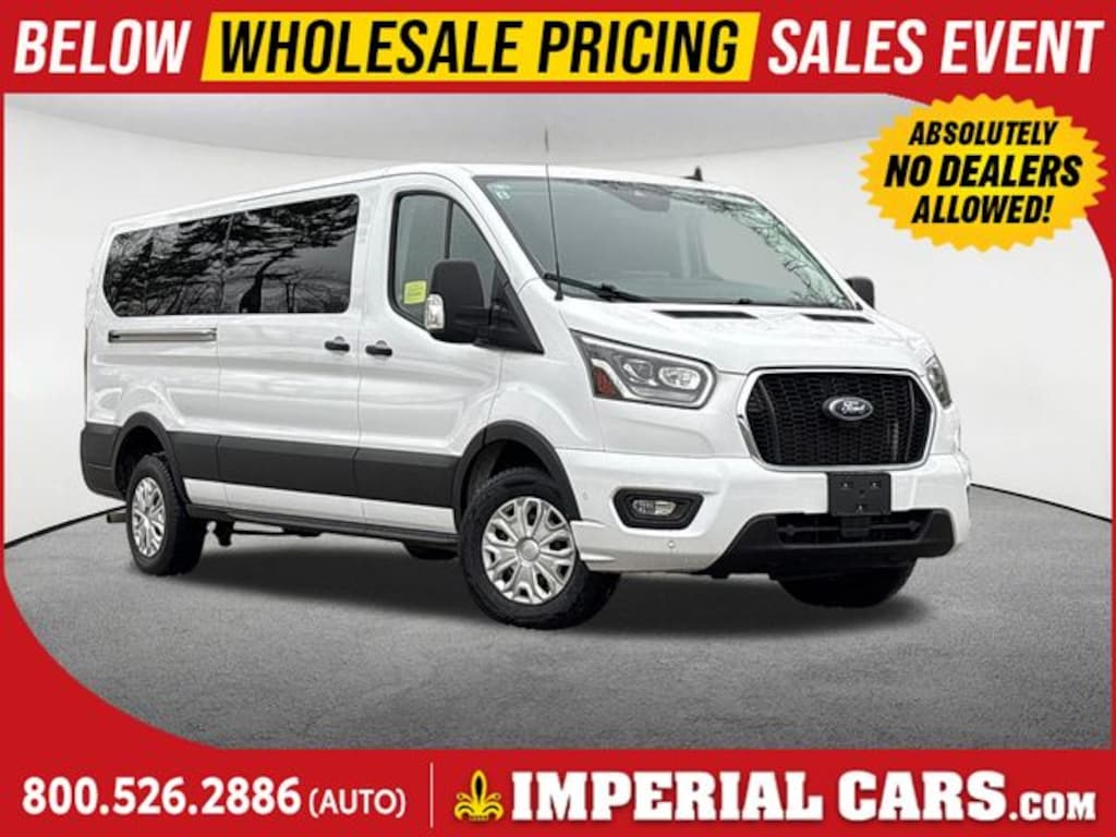 Used 2023 Ford Transit-350 Passenger XLT Wagon Low Roof Van