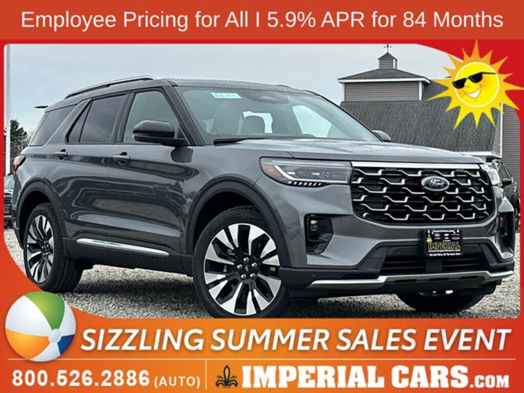 New 2026 Ford Explorer Platinum SUV
