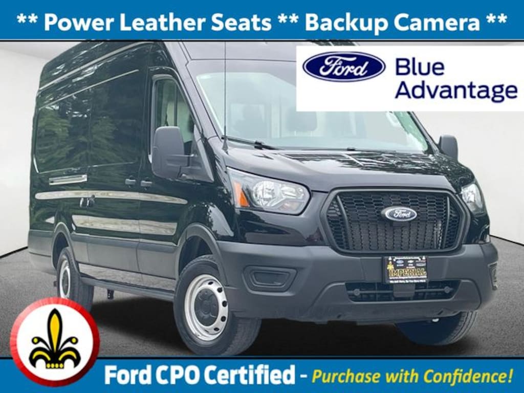 Certified 2023 Ford Transit-250 Cargo Base Van High Roof Ext. Van