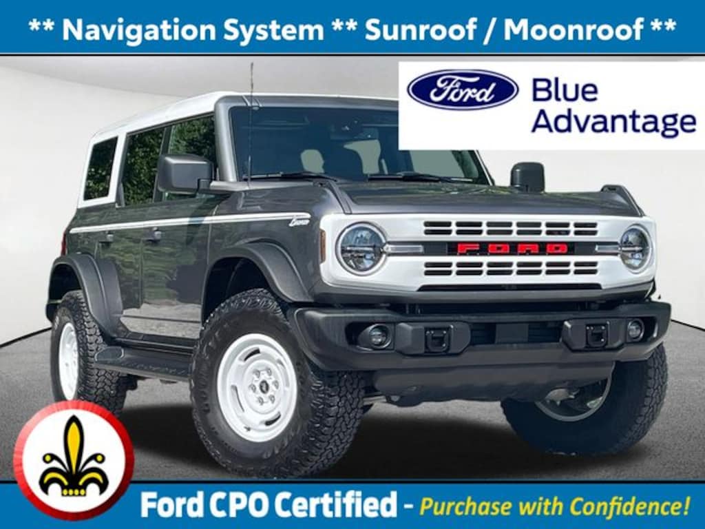 Certified 2025 Ford Bronco Heritage Edition SUV