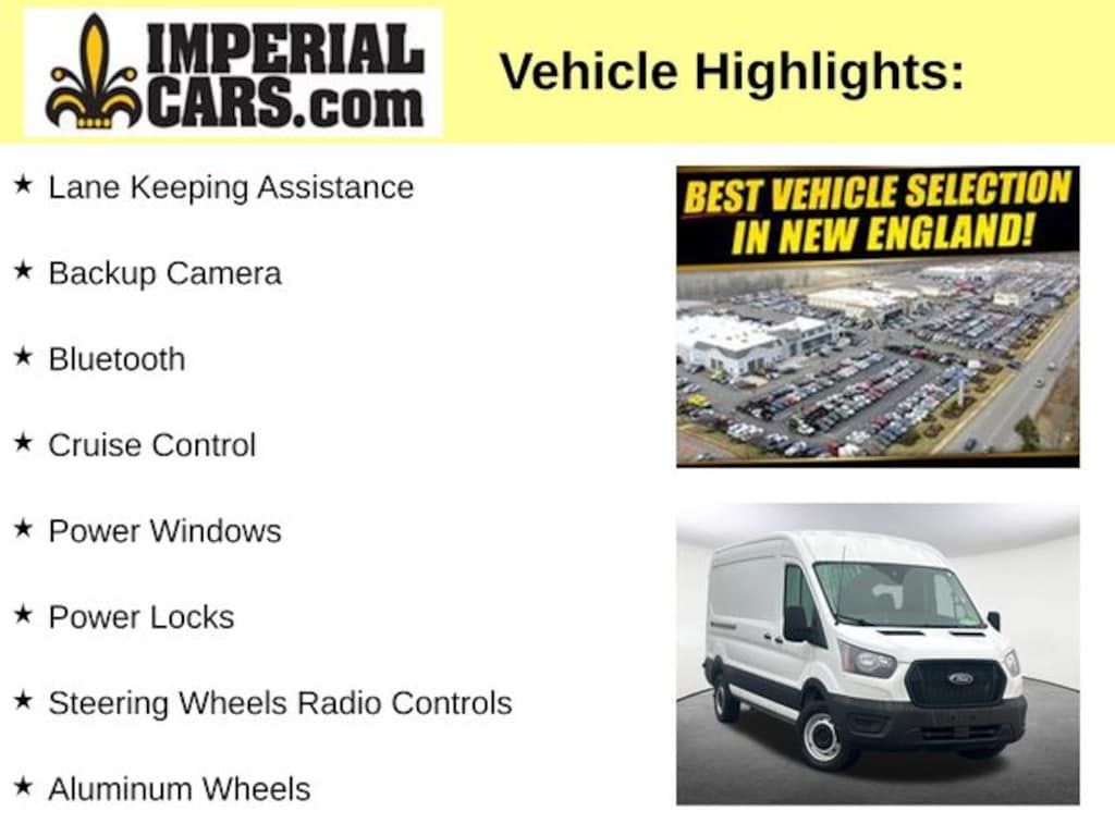 Certified 2024 Ford Transit-250 Cargo Base Van Medium Roof Van